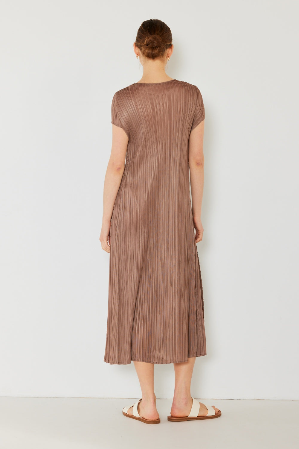 Marina West Swim Pleated Cap Sleeve A-Line Dress 5501 | Gulf Resellers