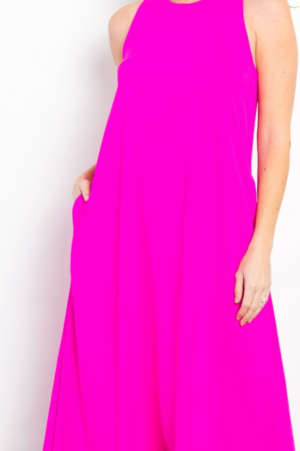 Be Stage Midi Tank Dress with Pockets 7731 | Gulf Resellers