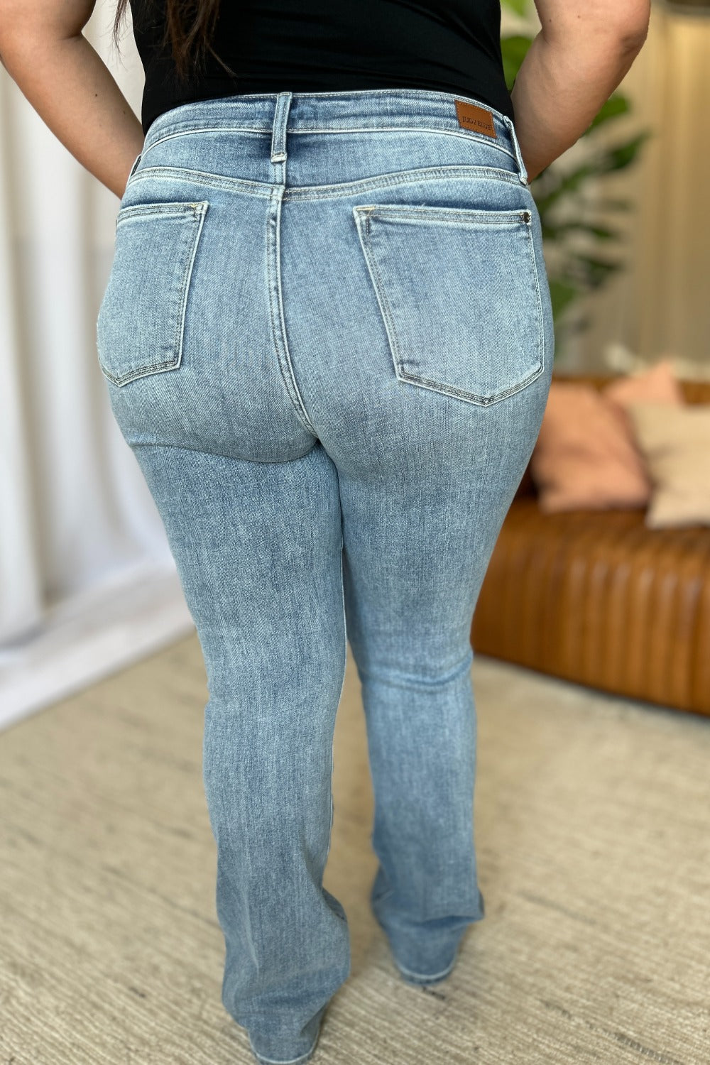 Judy Blue Full Size Medium Rise Bootcut Jeans 10704 | Gulf Resellers