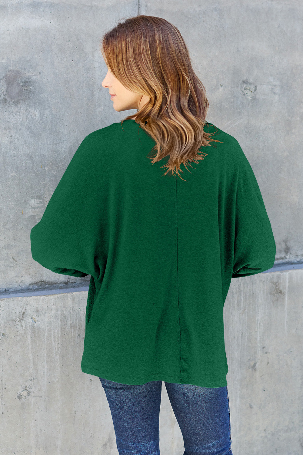 Double Take Full Size Round Neck Long Sleeve T-Shirt | Gulf Resellers