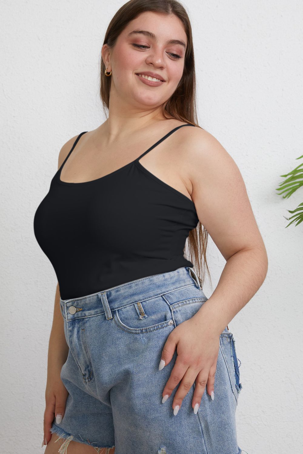 Basic Bae Full Size Round Neck Slim Cami 14931 | Gulf Resellers