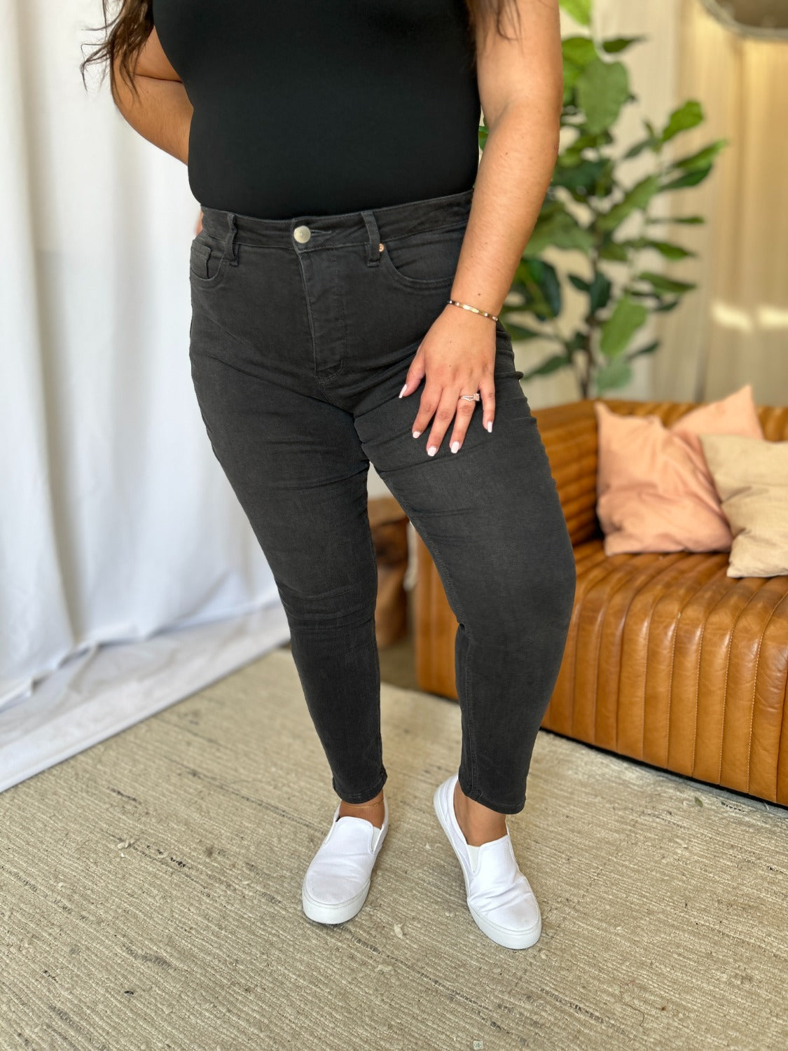 RFM Full Size High Rise Tummy Control Skinny Jeans 9213 | Gulf Resellers