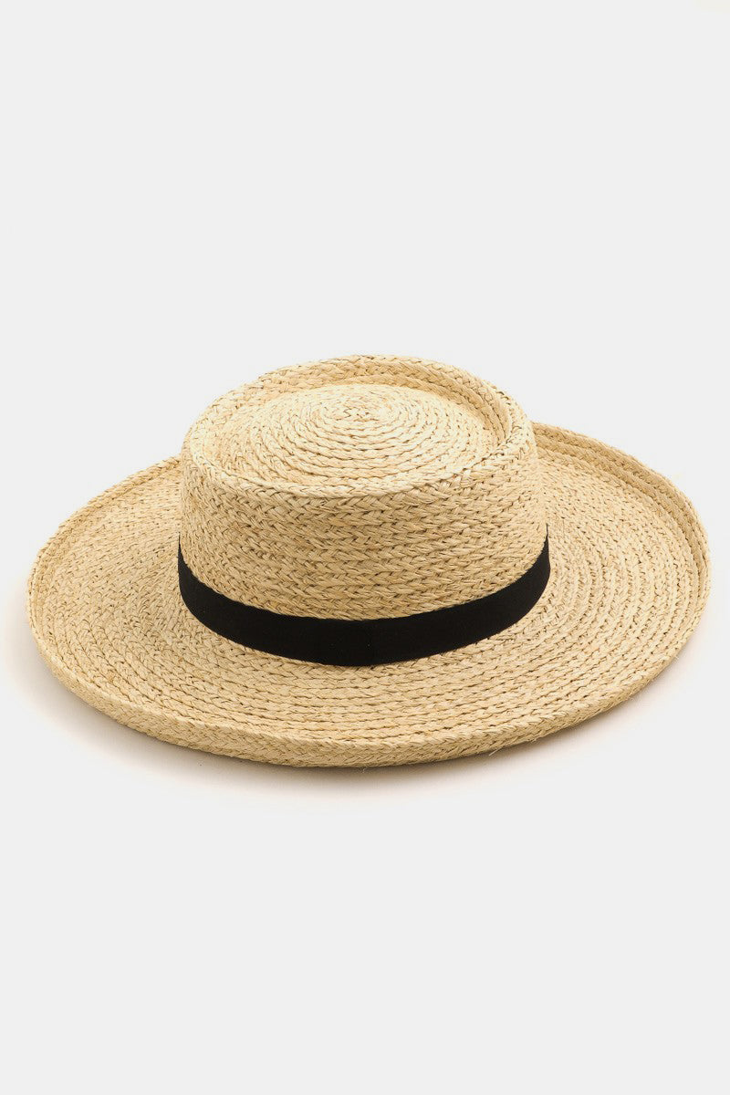 Fame Wide Brim Straw Weave Hat 8085 | Gulf Resellers