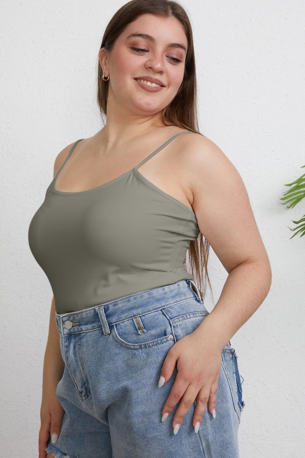 Basic Bae Full Size Round Neck Slim Cami 14937 | Gulf Resellers