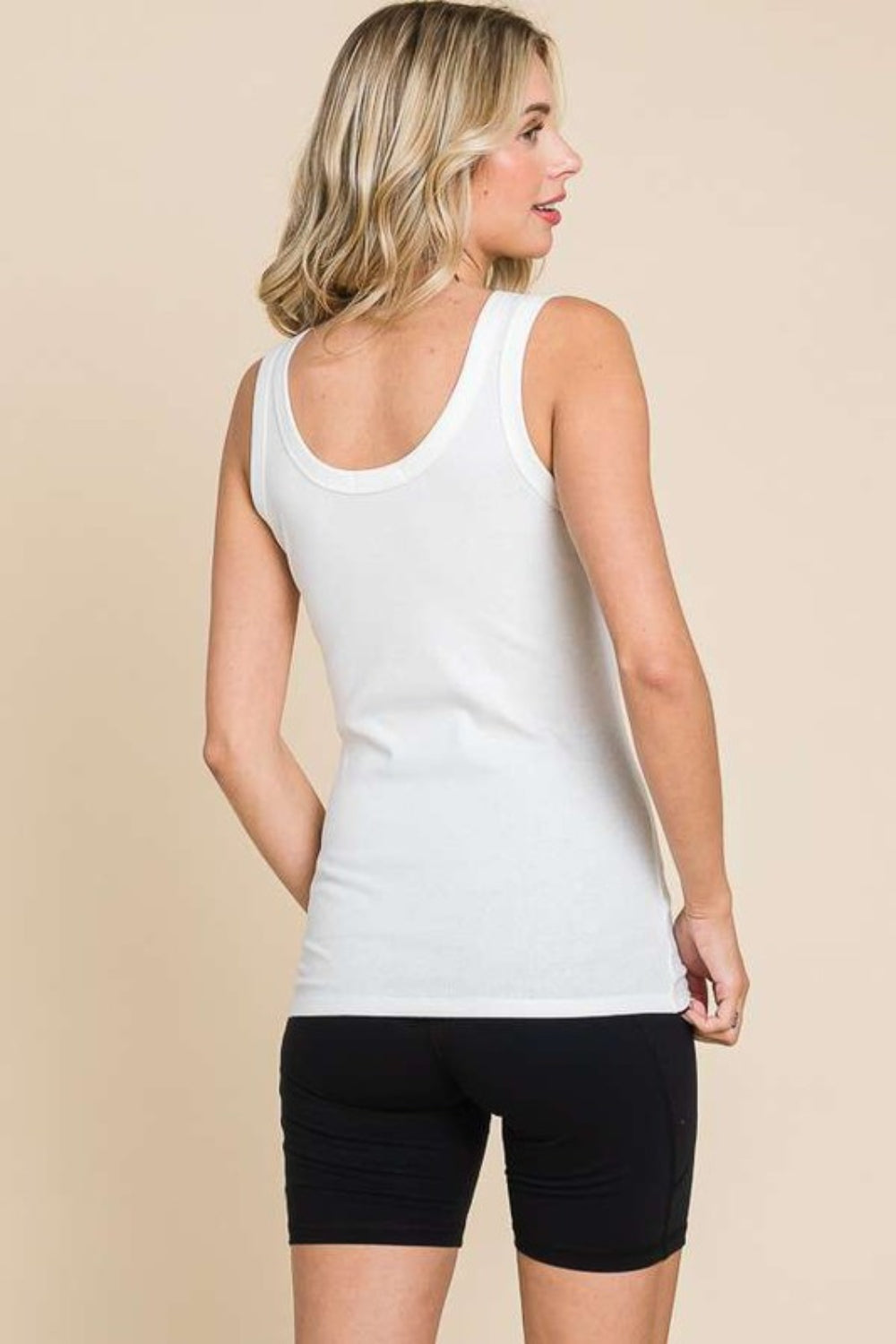 Culture Code Full Size Ribbed Scoop Neck Tank 16864 | Gulf Resellers
