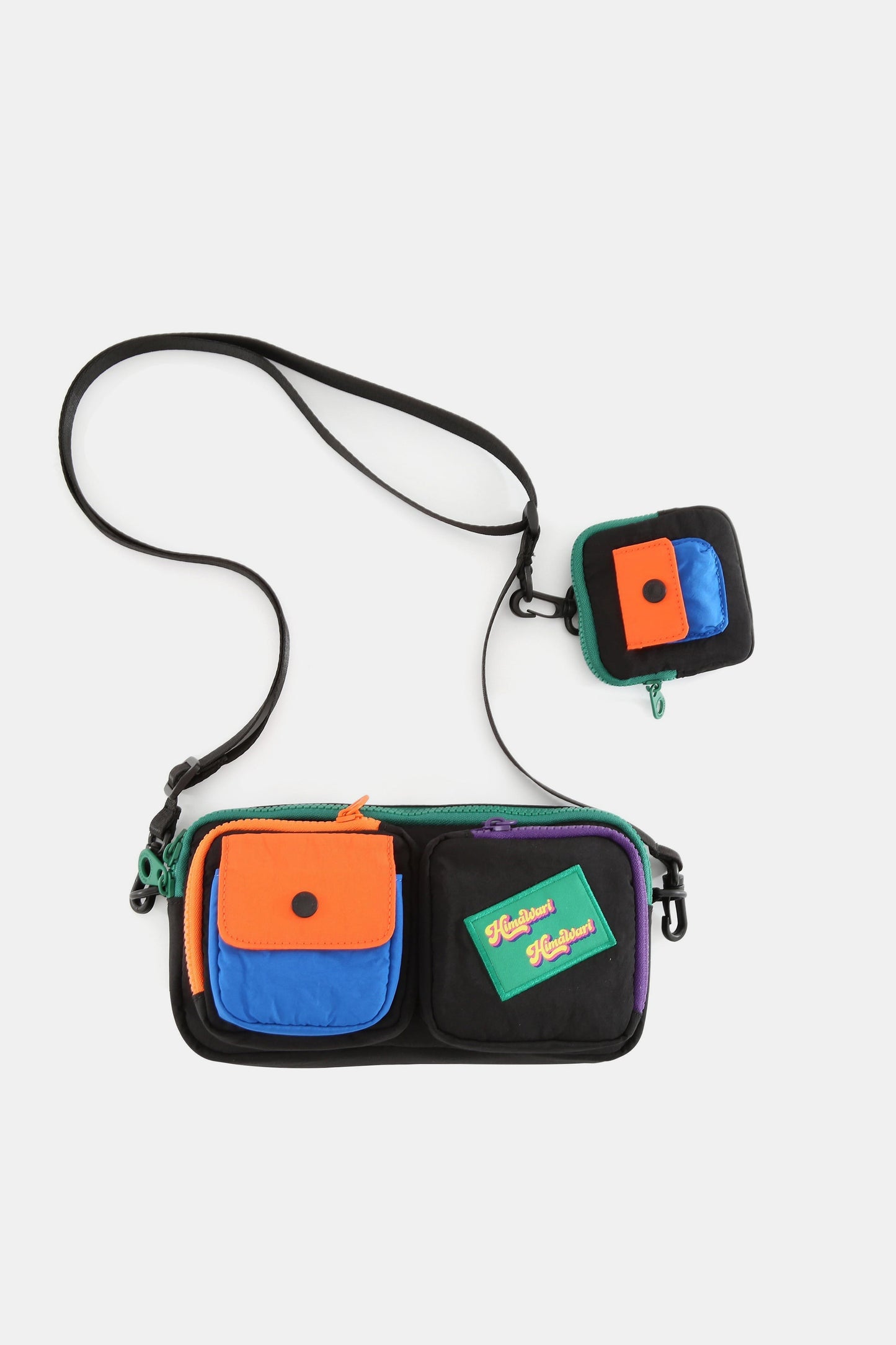 Himawari Removable Strap Nylon Crossbody Bag with EarPods Bag 17369 | Gulf Resellers