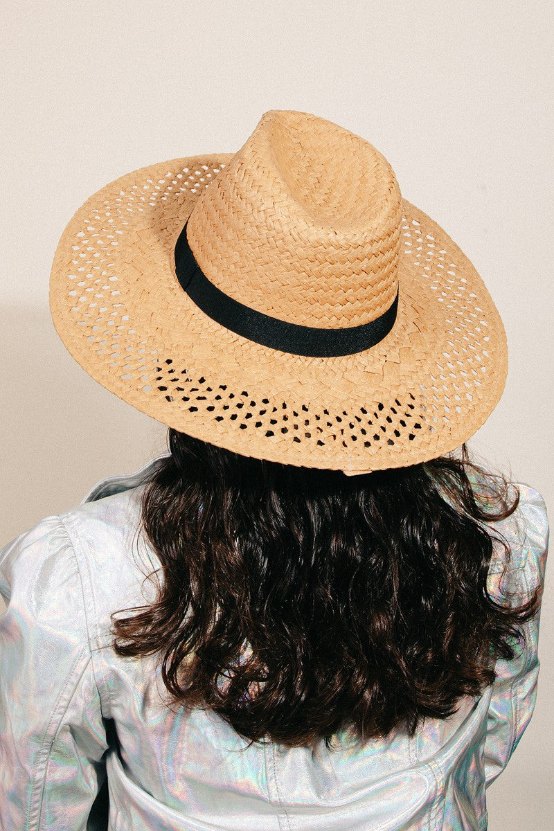 Fame Basket Weave Straw Sun Hat 8098 | Gulf Resellers