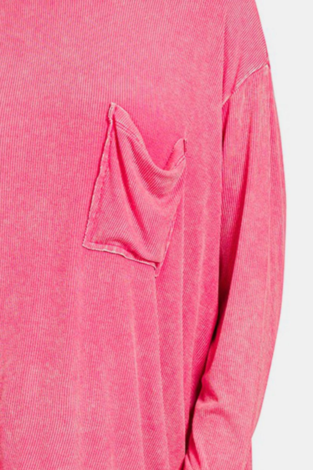 Zenana Round Neck Long Sleeve T-Shirt 5686 | Gulf Resellers