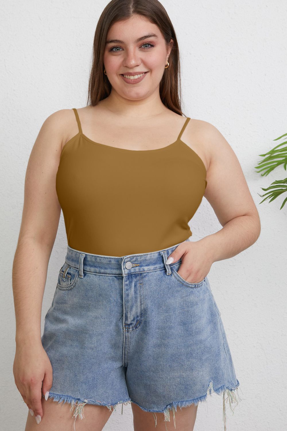 Basic Bae Full Size Round Neck Slim Cami 14943 | Gulf Resellers