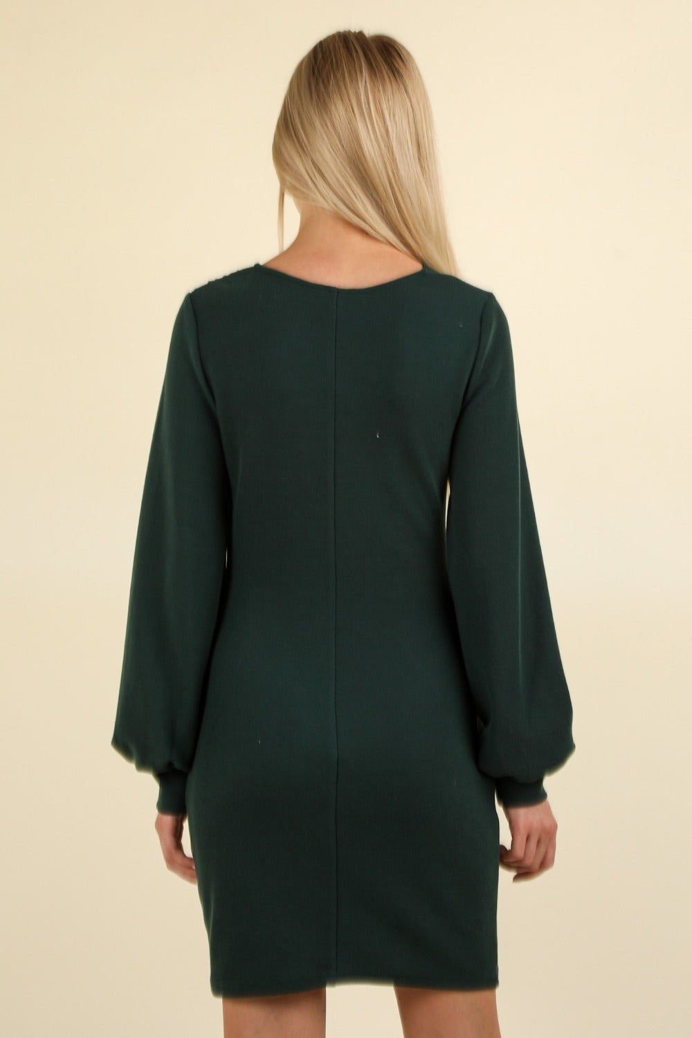 VERY J Ruched Detail Bodycon Mini Dress 9366 | Gulf Resellers