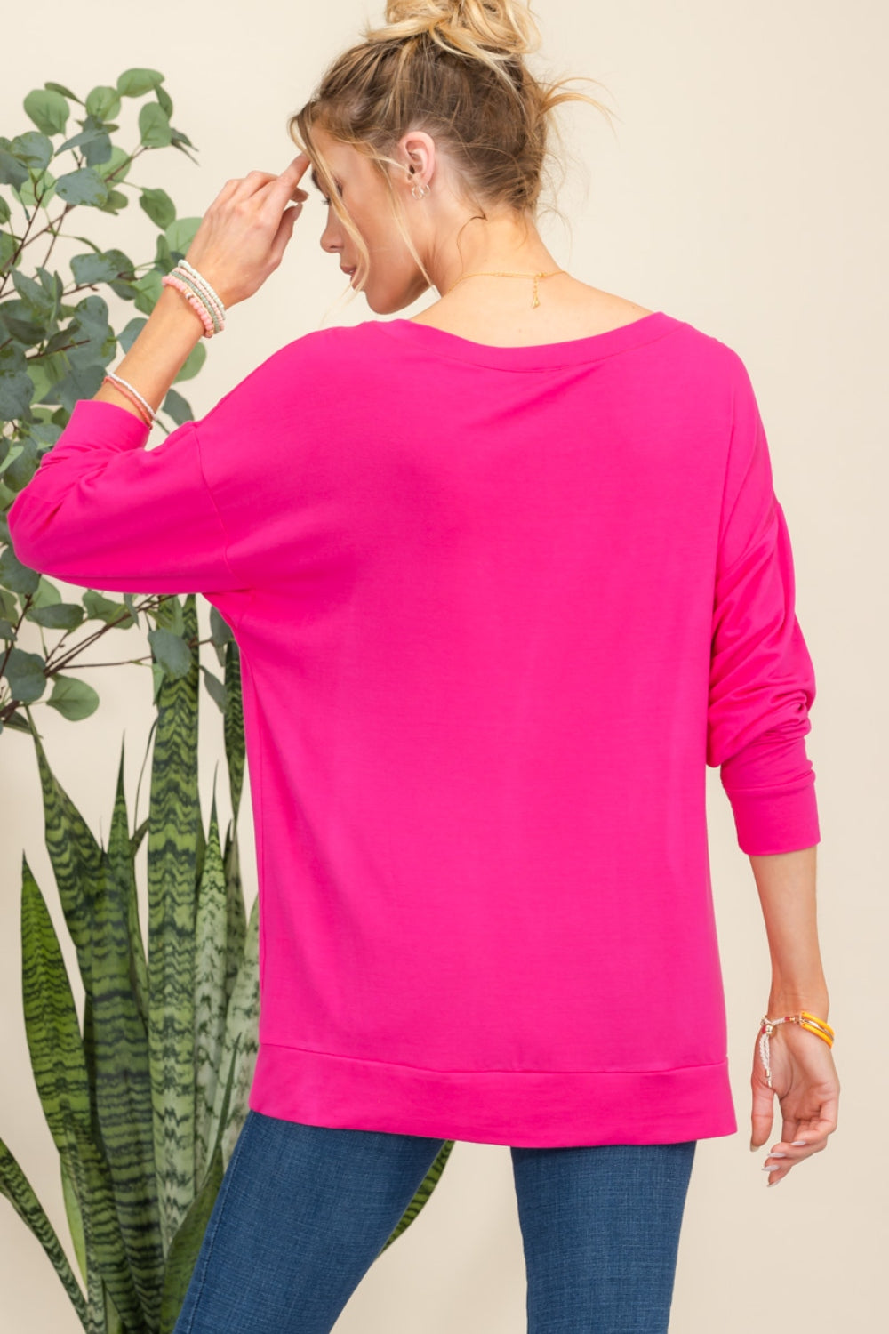 Celeste Full Size Heart Graphic Long Sleeve T-Shirt | Gulf Resellers