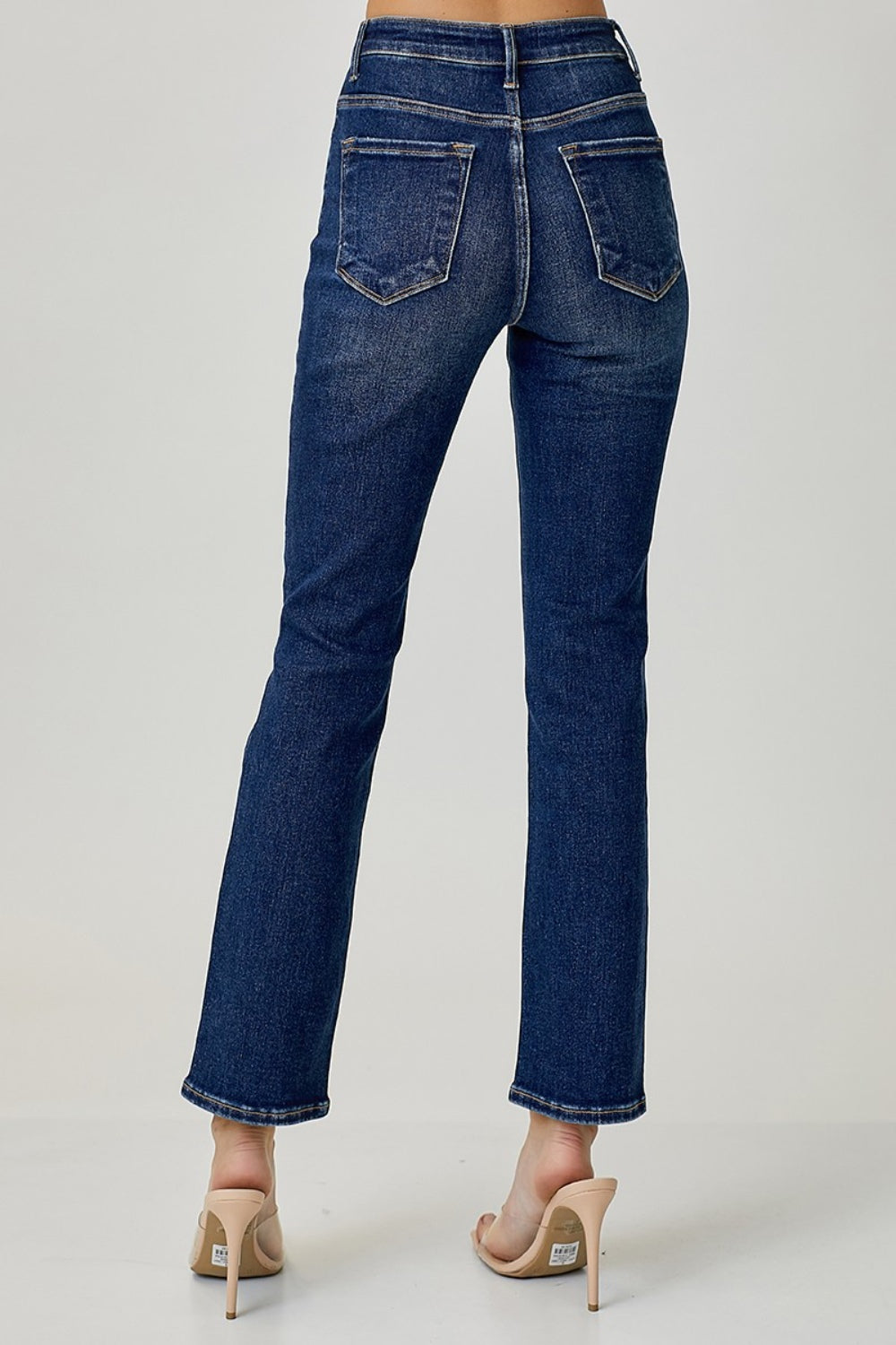 RISEN Full Size High Waist Straight Jeans 5047 | Gulf Resellers
