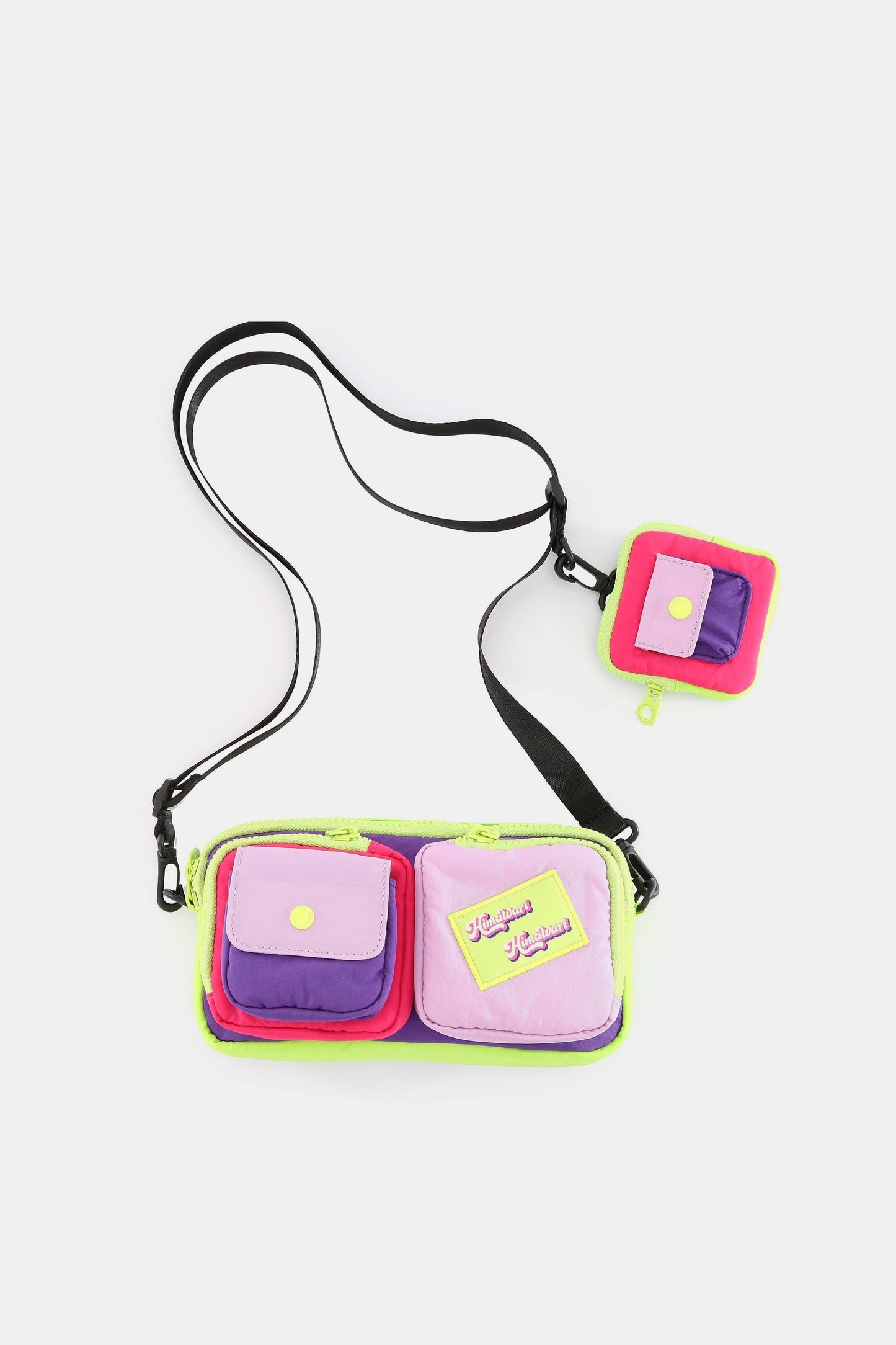 Himawari Removable Strap Nylon Crossbody Bag with EarPods Bag 17373 | Gulf Resellers