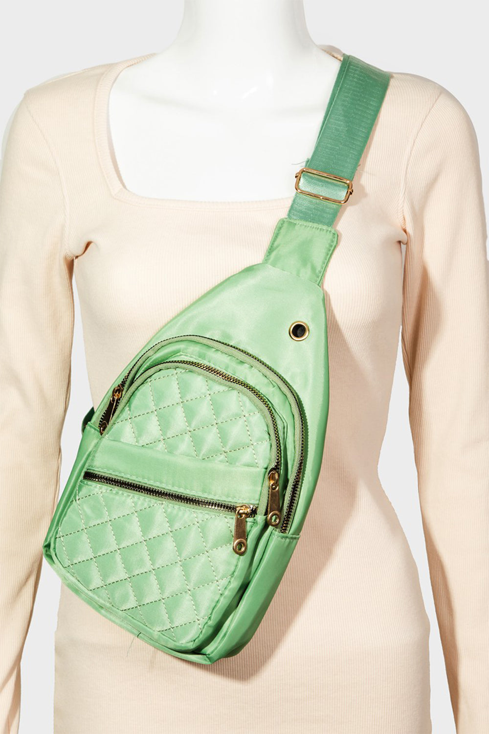 Fame Multi-Layer Zipper Crossbody Bag | Gulf Resellers