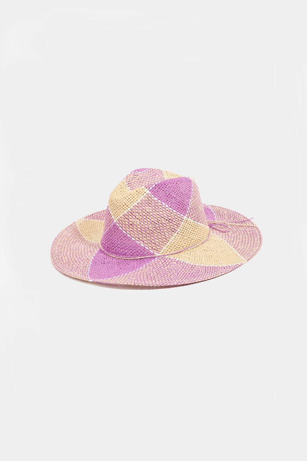 Fame Contrast Straw Braid Hat 8119 | Gulf Resellers