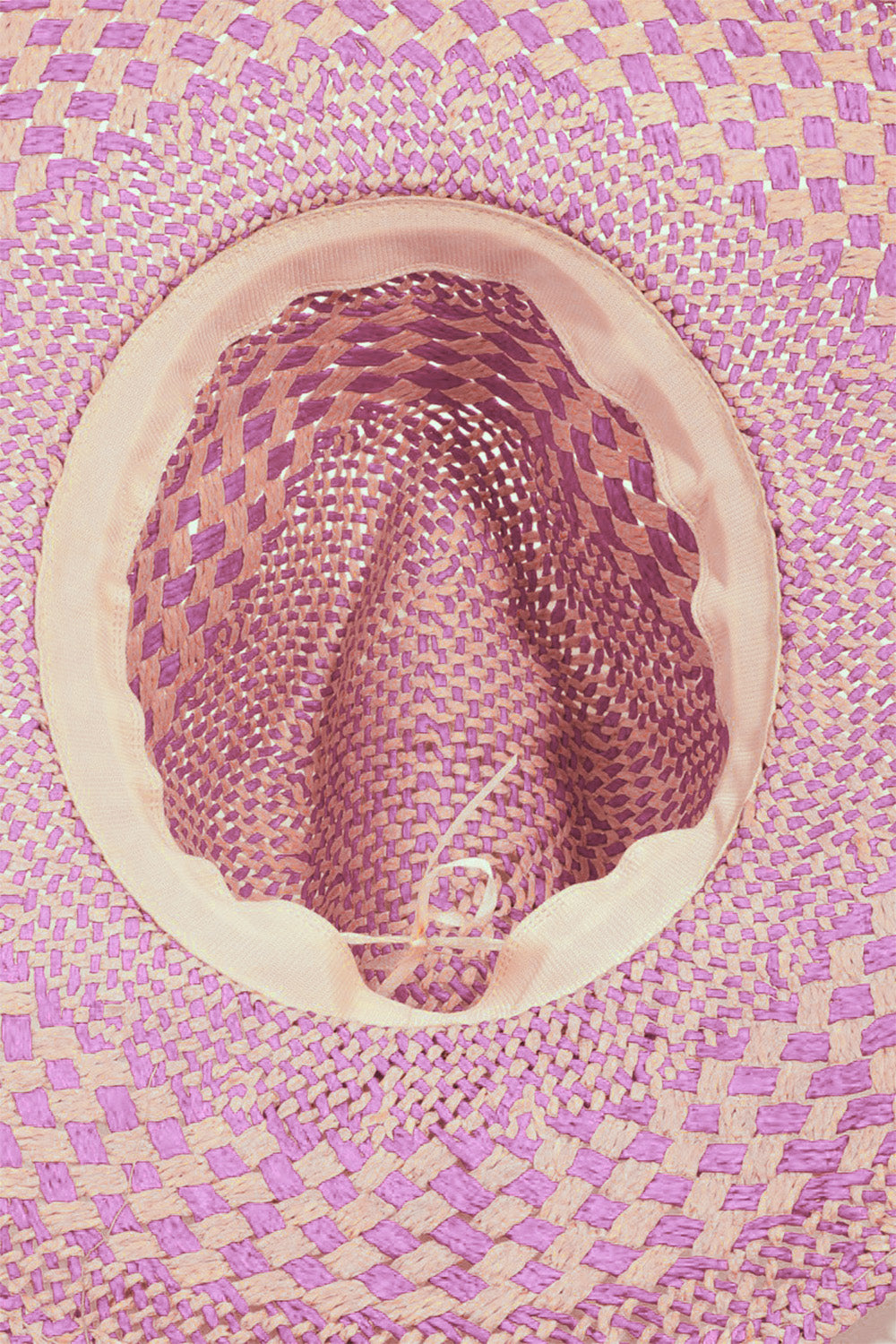 Fame Checkered Straw Weave Sun Hat 8151 | Gulf Resellers