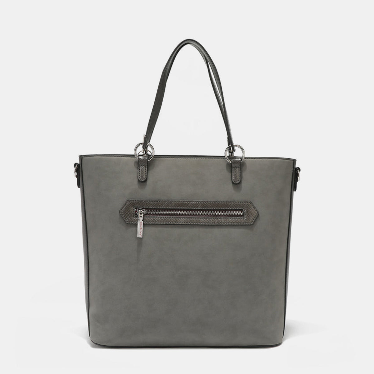 Nicole Lee USA Metallic Stitching Embroidery Inlaid Rhinestone Tote Bag 5699 | Gulf Resellers