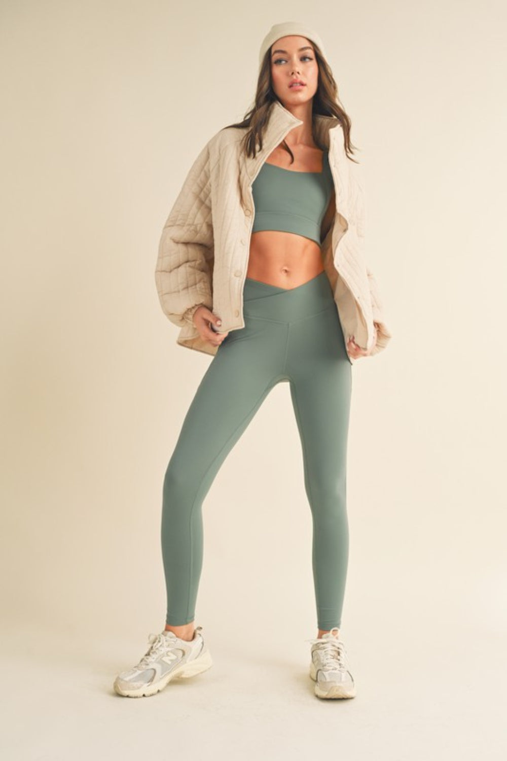 Kimberly C Classic Silhouette Quilted Snap Down Jacket 12615 | Gulf Resellers