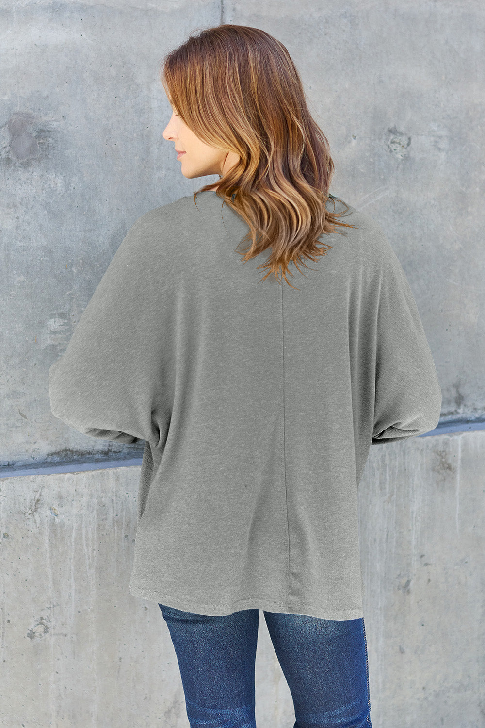 Double Take Full Size Round Neck Long Sleeve T-Shirt | Gulf Resellers