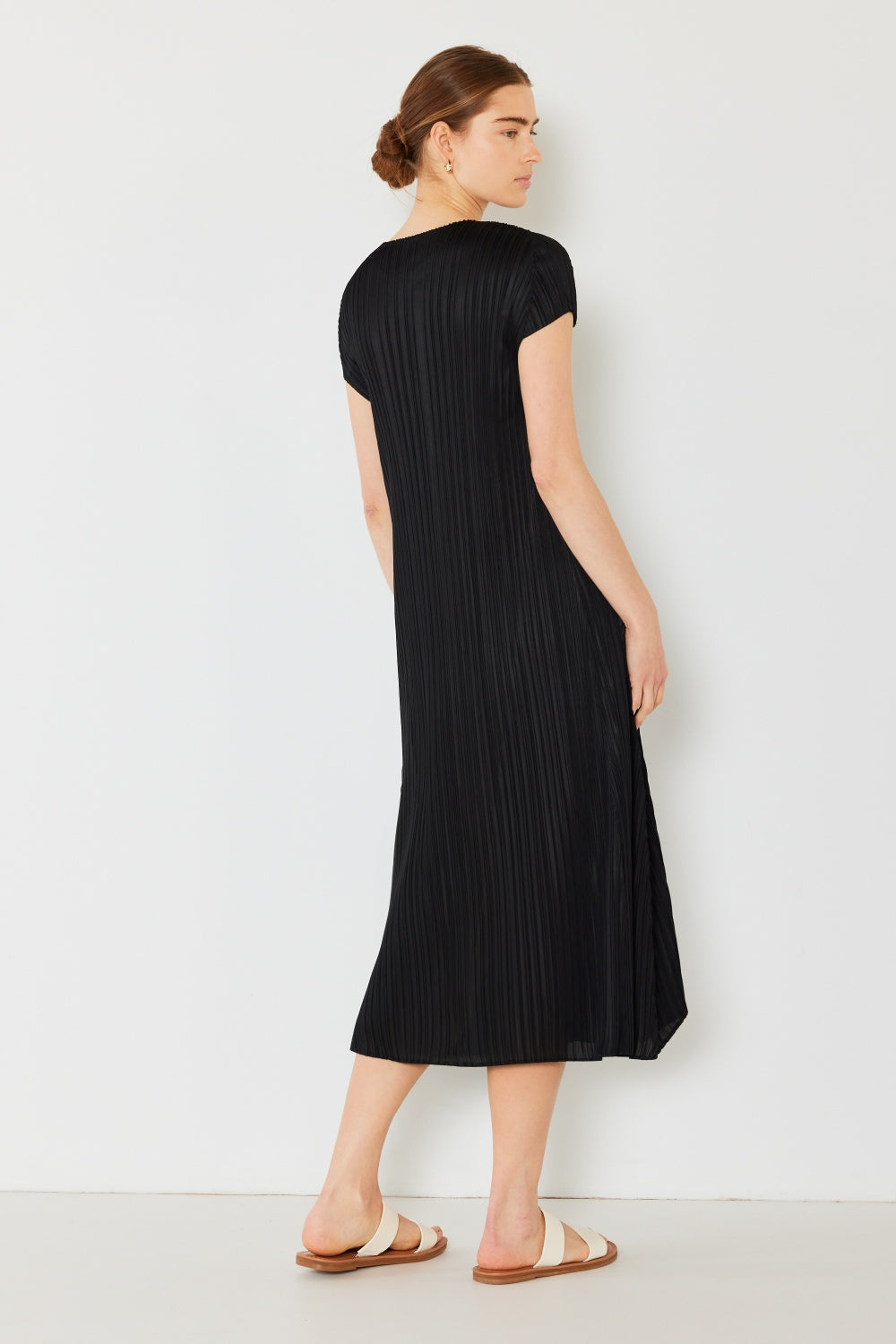 Marina West Swim Pleated Cap Sleeve A-Line Dress 5491 | Gulf Resellers