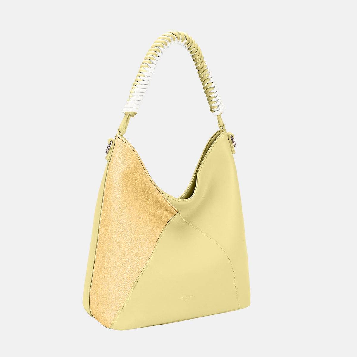 David Jones Woven Handle PU Leather Handbag 6583 | Gulf Resellers