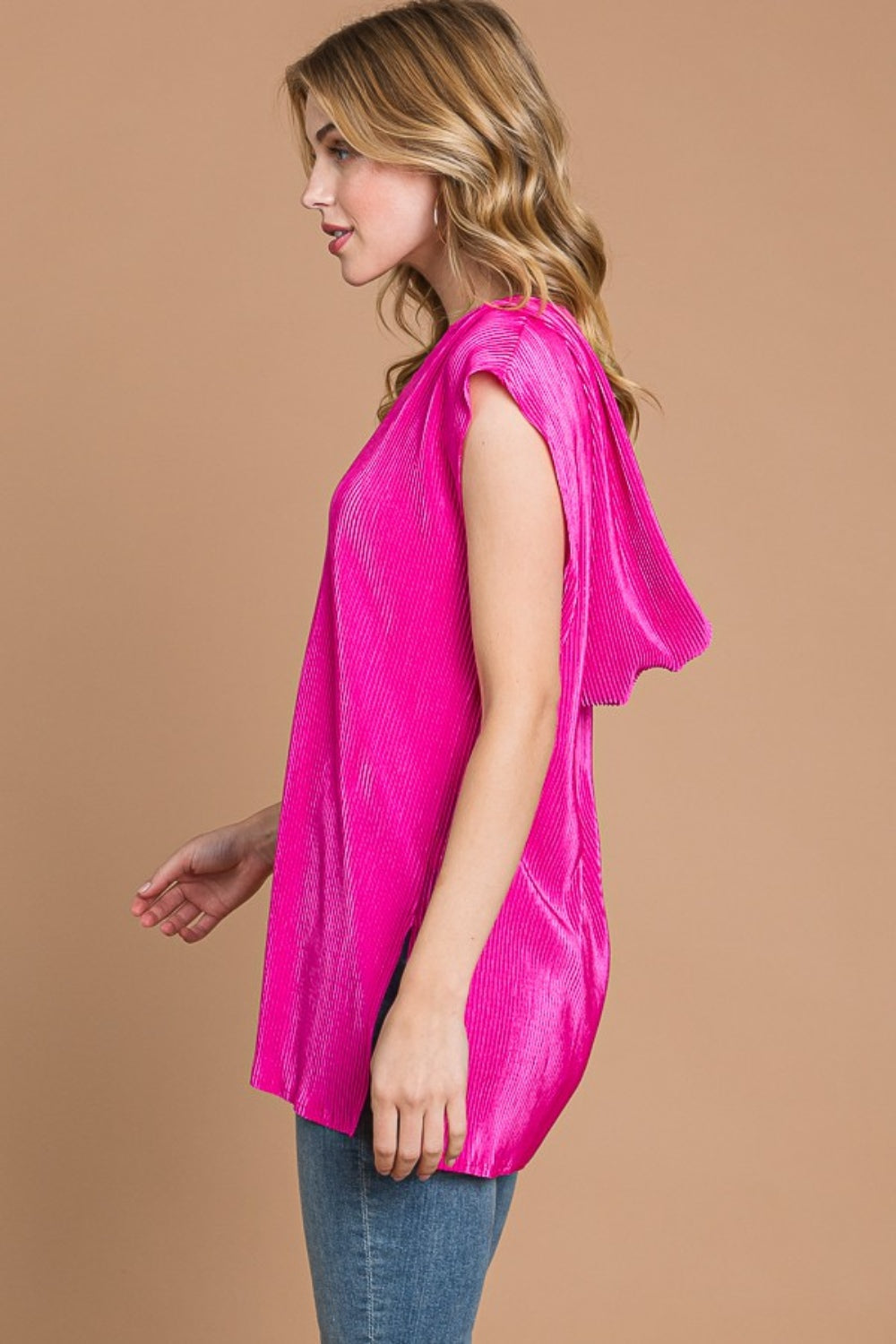 Culture Code Slit Cap Sleeve Hooded Top 14970 | Gulf Resellers