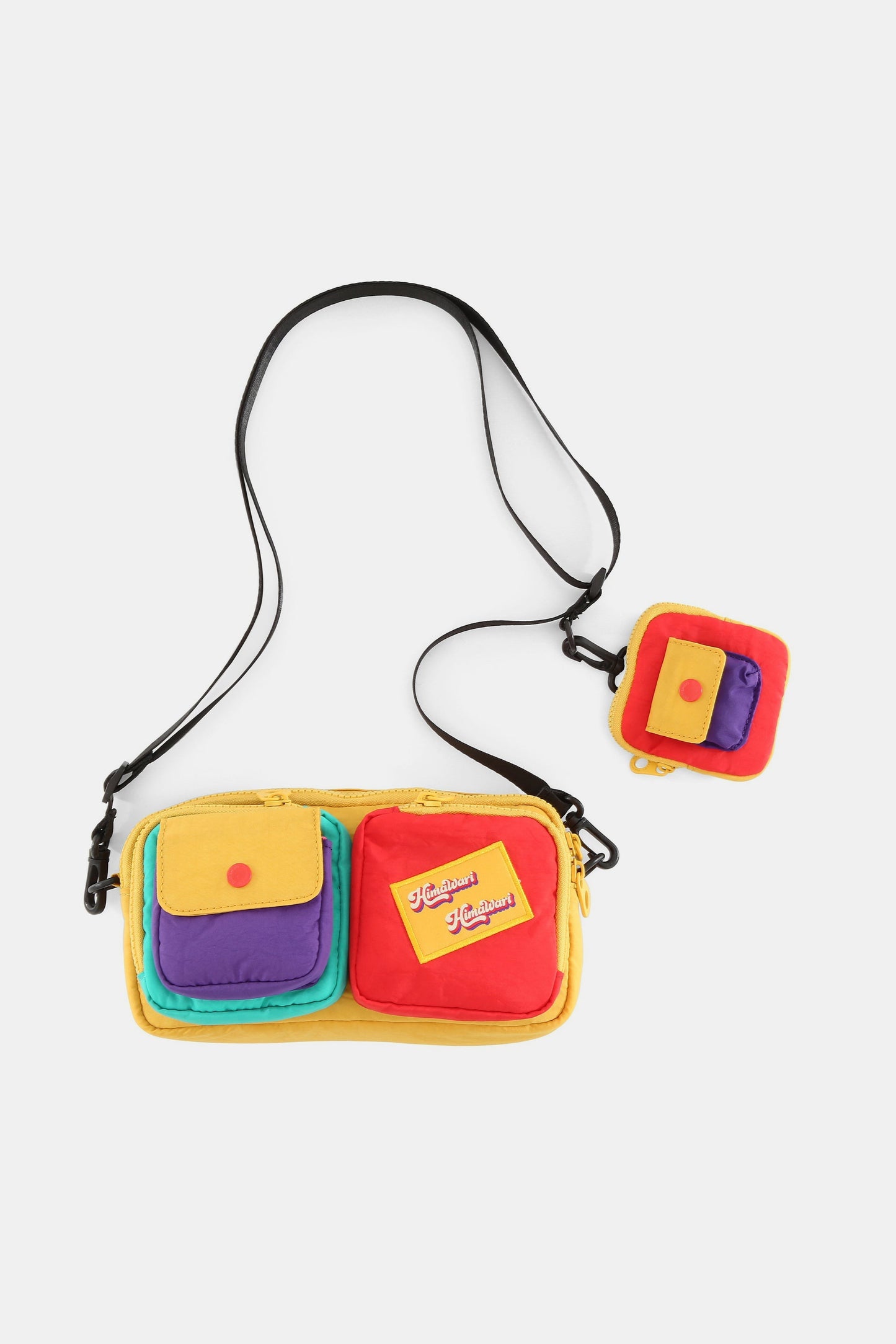 Himawari Removable Strap Nylon Crossbody Bag with EarPods Bag 17374 | Gulf Resellers