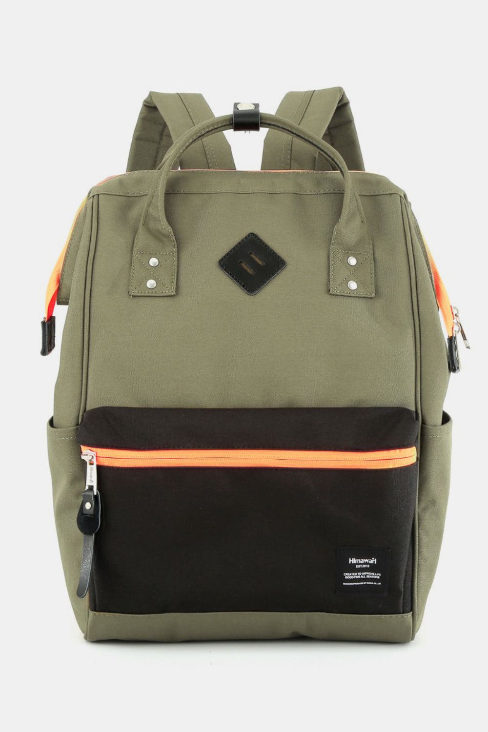 Himawari Contrast Waterproof Backpack Bag with Reinforced Edges 17046 | Gulf Resellers