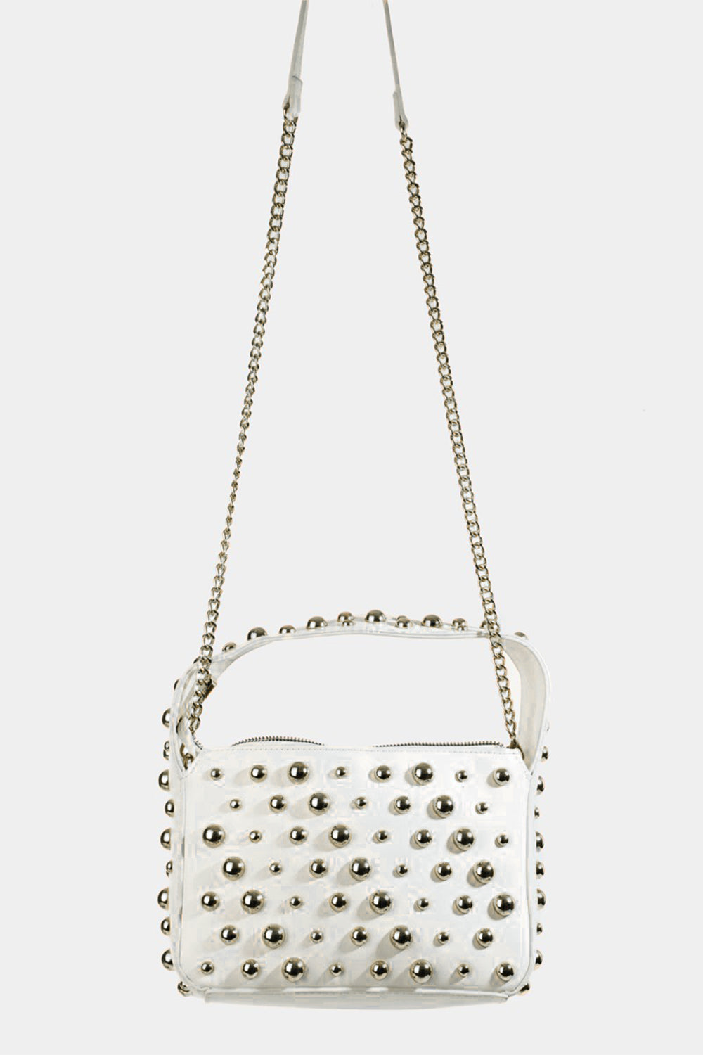 Fame Ball Studded Square Handbag 8528 | Gulf Resellers