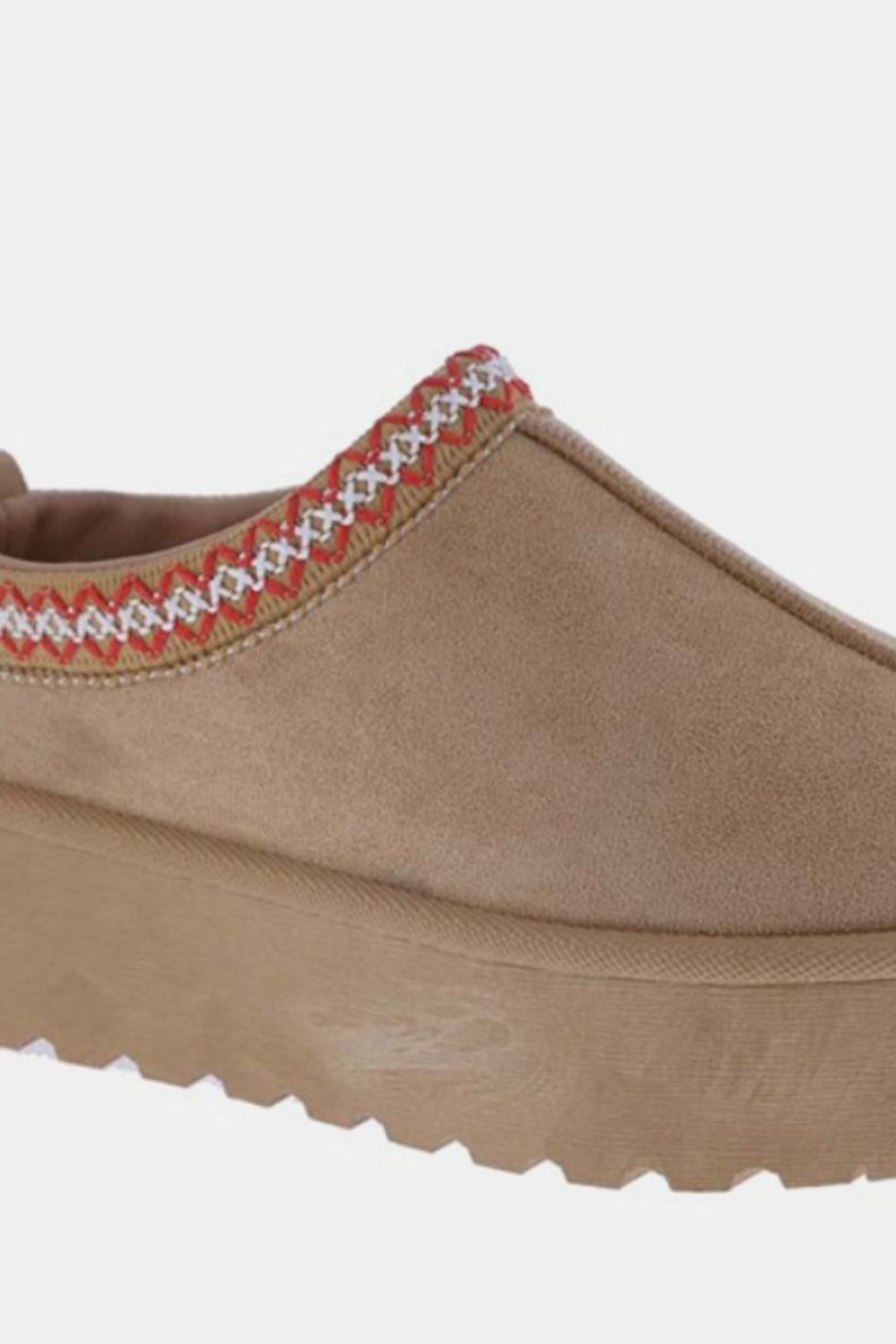 Weeboo Platform Embroidered Trim Slip-On Boots 14802 | Gulf Resellers