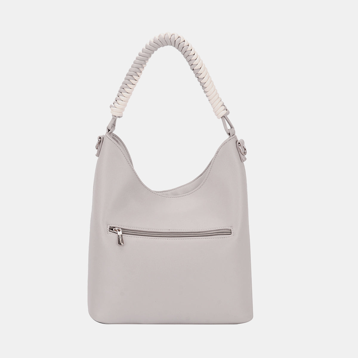 David Jones Woven Handle PU Leather Handbag 6580 | Gulf Resellers