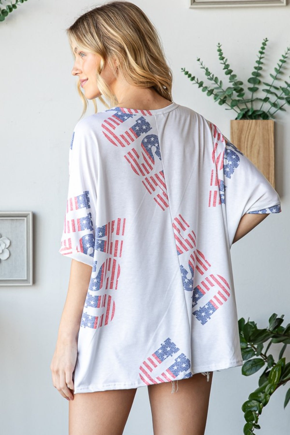 HOPELY Letter Graphic Round Neck T-Shirt 7244 | Gulf Resellers