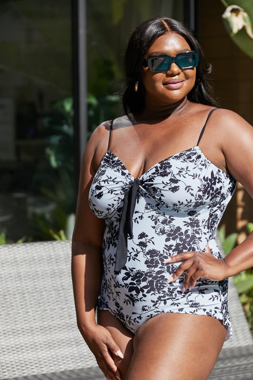 Marina West Swim Côte d'Azur Ruffle Trim One-Piece Swimsuit | Gulf Resellers