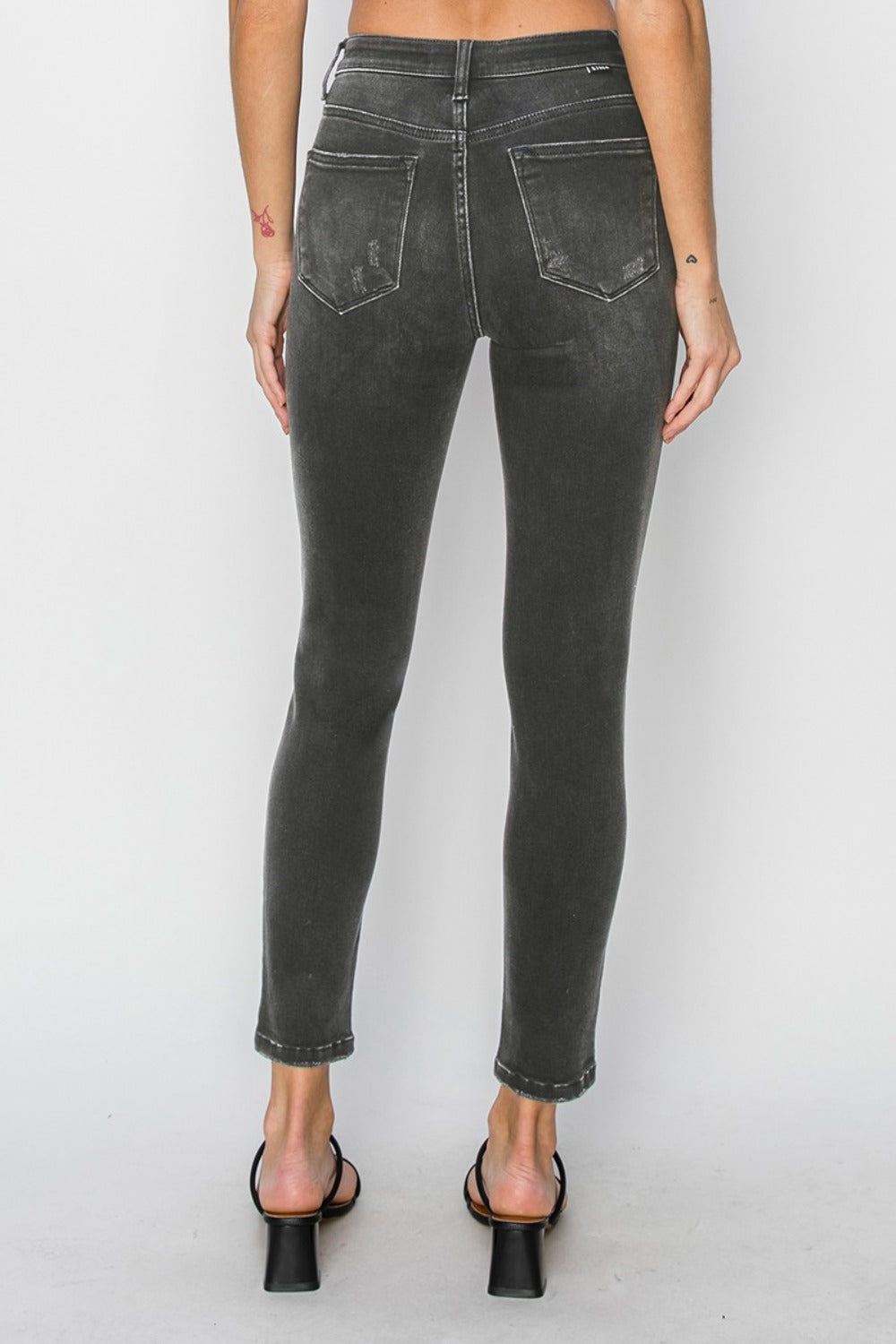 RISEN Full Size High Rise Ankle Skinny Jeans 10474 | Gulf Resellers