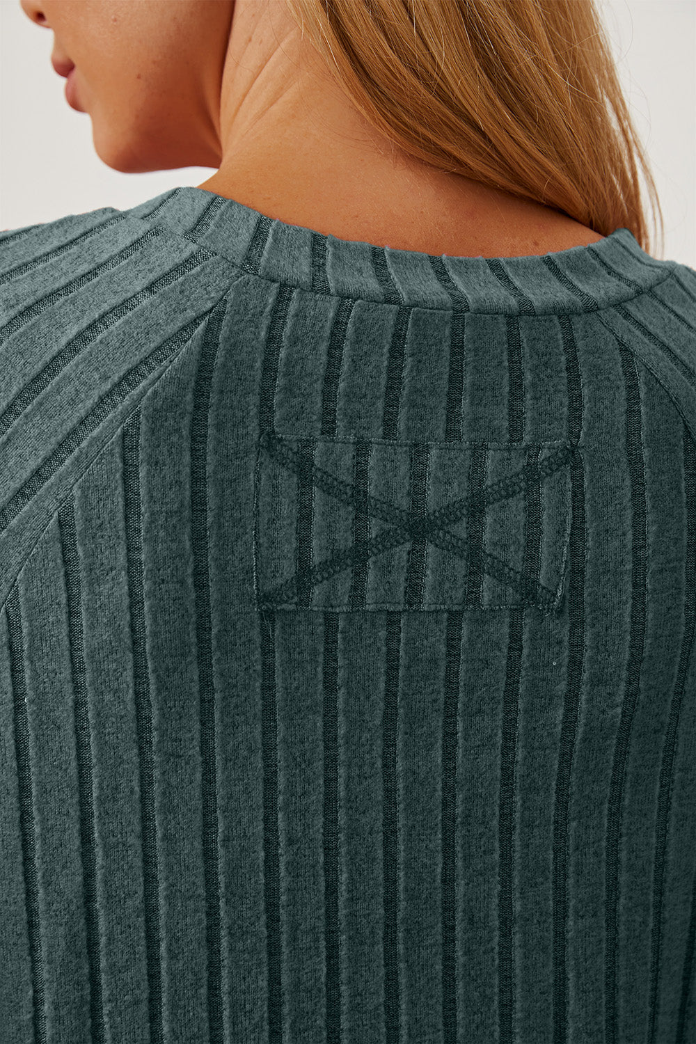 Basic Bae Full Size Ribbed Thumbhole Sleeve T-Shirt | Gulf Resellers