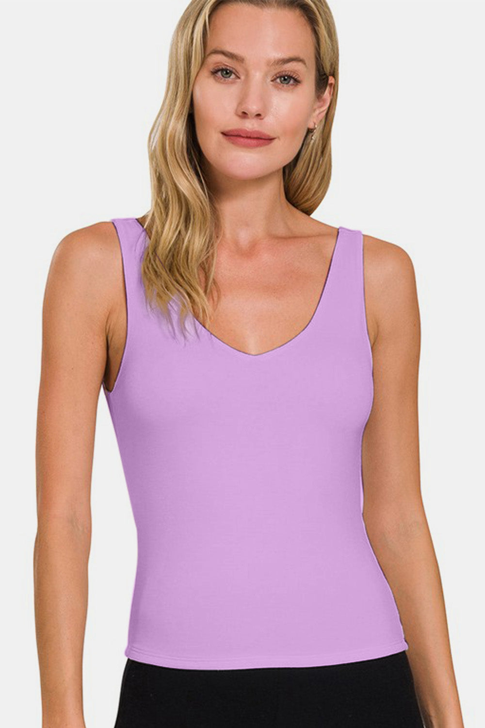Zenana V-Neck Slim Tank 16837 | Gulf Resellers