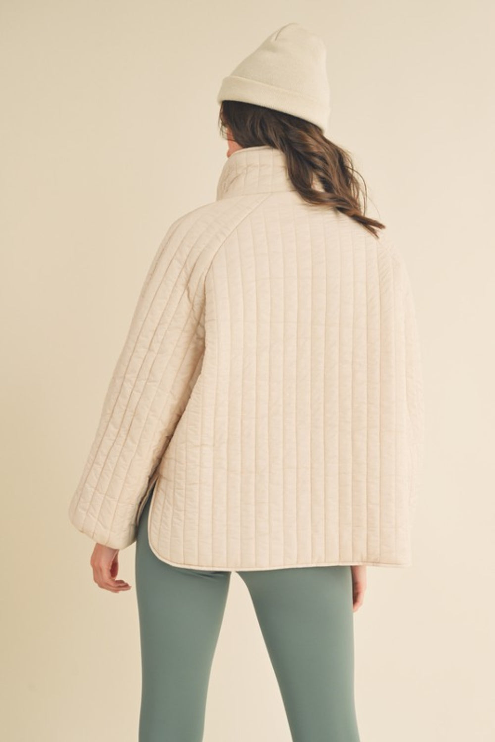 Kimberly C Classic Silhouette Quilted Snap Down Jacket 12612 | Gulf Resellers