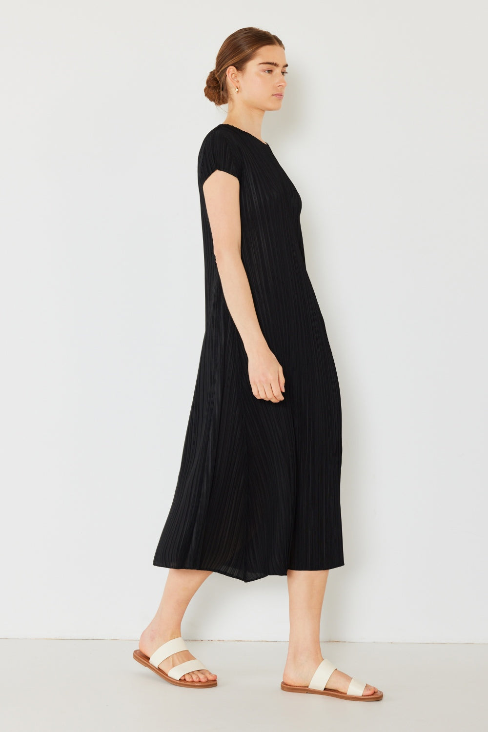 Marina West Swim Pleated Cap Sleeve A-Line Dress 5492 | Gulf Resellers