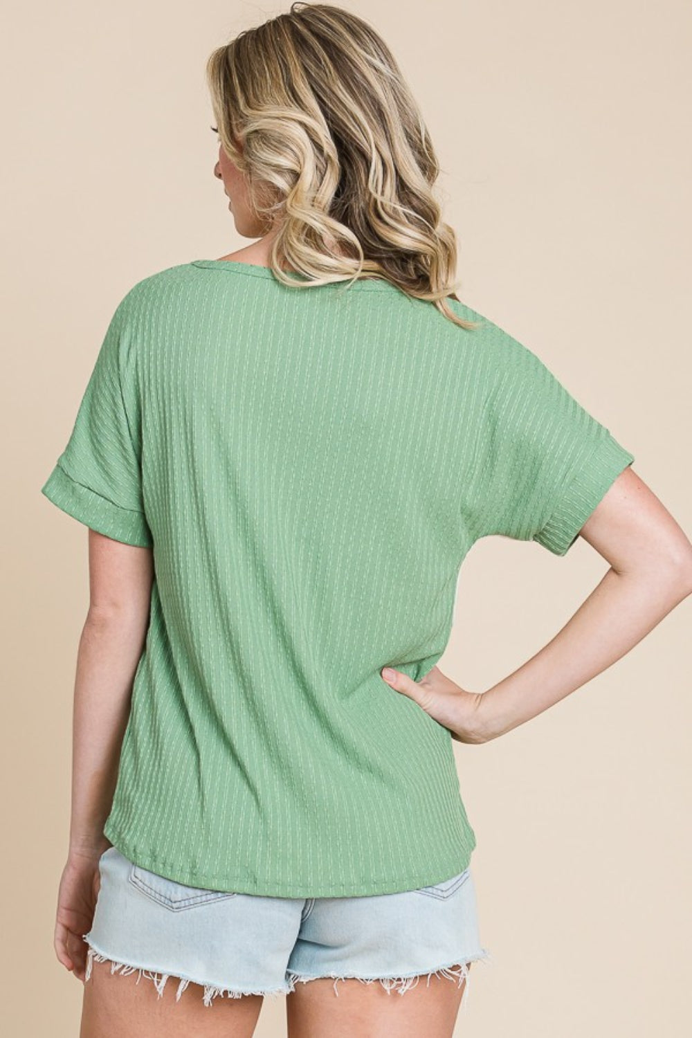BOMBOM Color Block Short Sleeve T-Shirt 5642 | Gulf Resellers