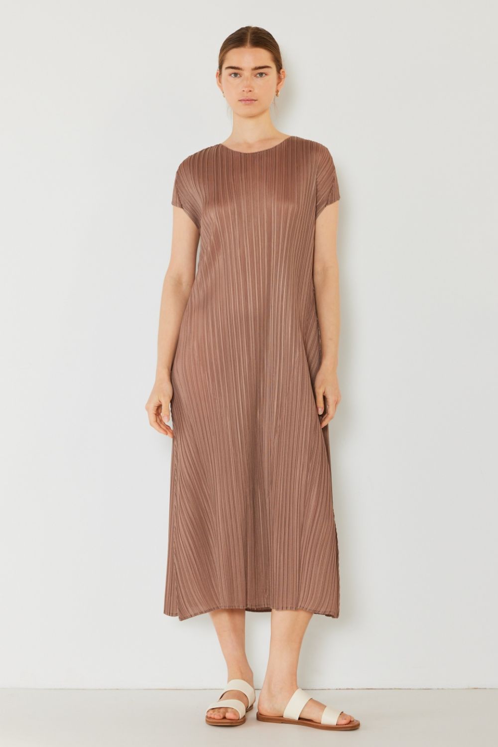 Marina West Swim Pleated Cap Sleeve A-Line Dress 5500 | Gulf Resellers