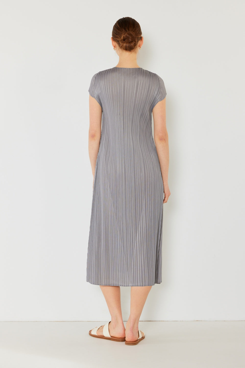Marina West Swim Pleated Cap Sleeve A-Line Dress 5495 | Gulf Resellers