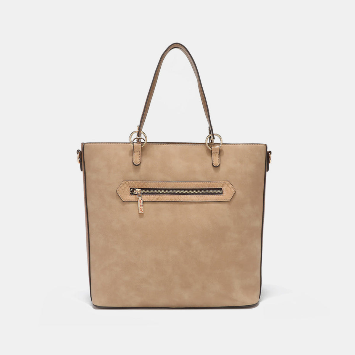 Nicole Lee USA Metallic Stitching Embroidery Inlaid Rhinestone Tote Bag 5696 | Gulf Resellers