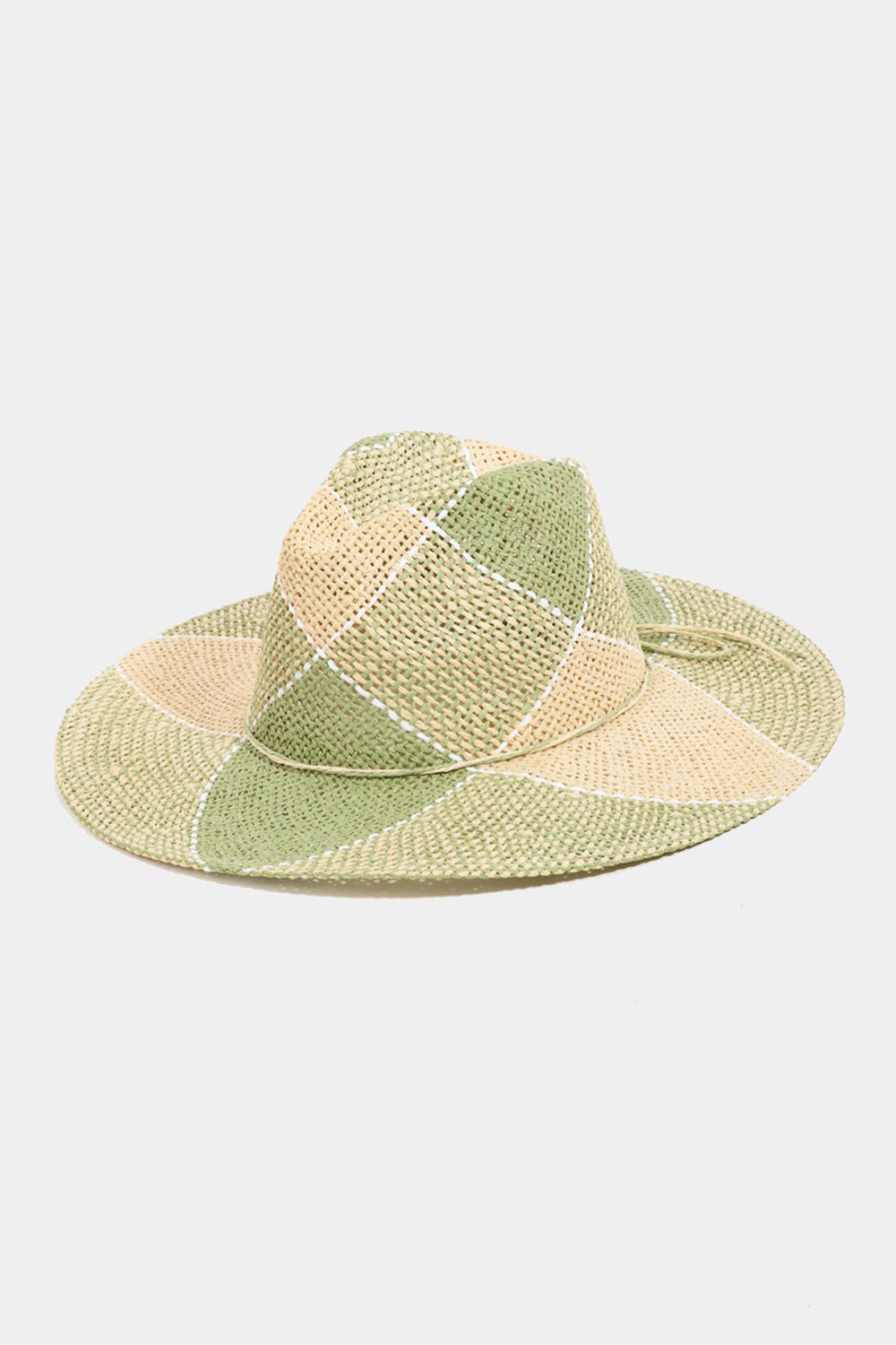 Fame Contrast Straw Braid Hat 8116 | Gulf Resellers