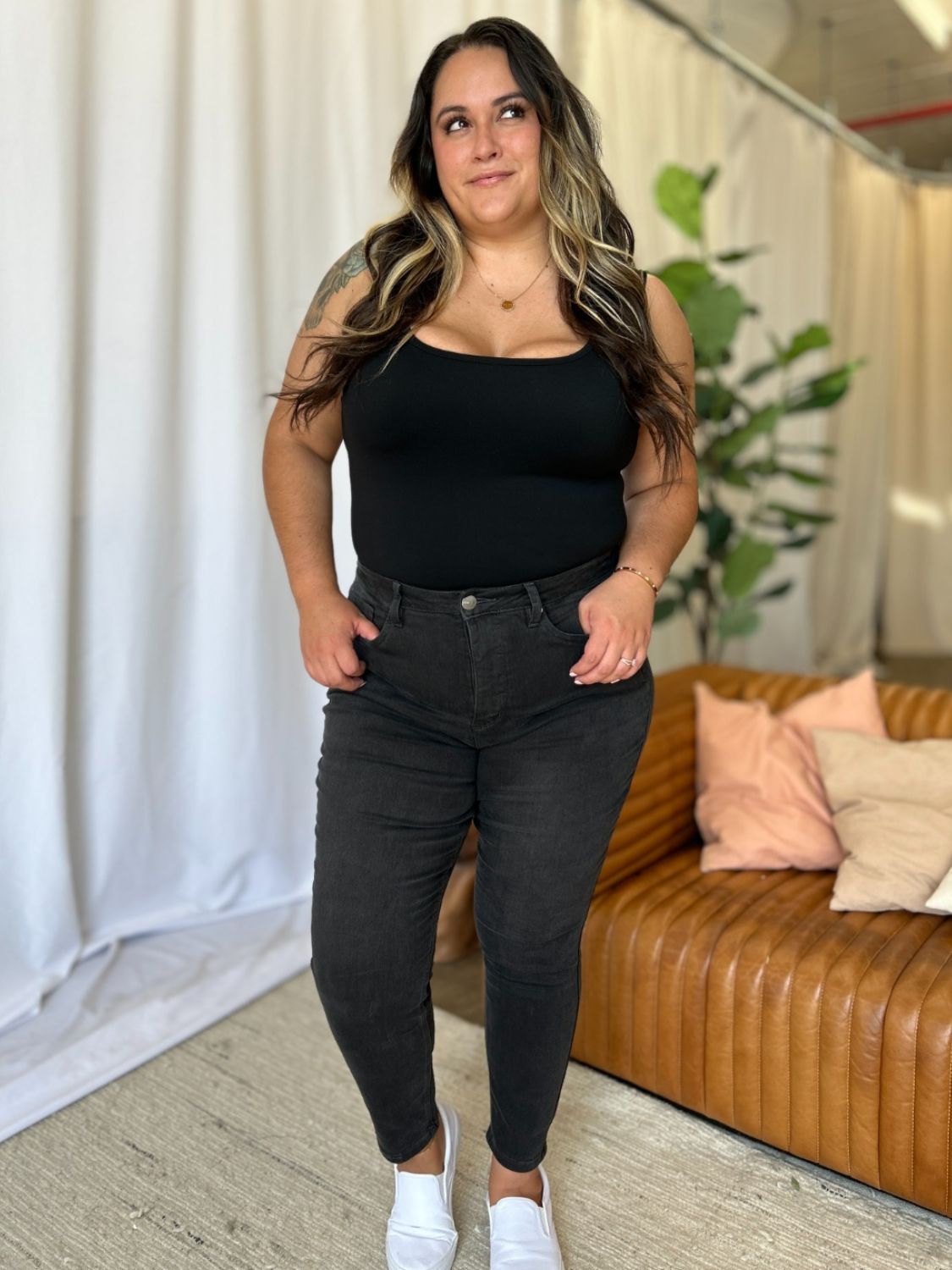 RFM Full Size High Rise Tummy Control Skinny Jeans 9223 | Gulf Resellers