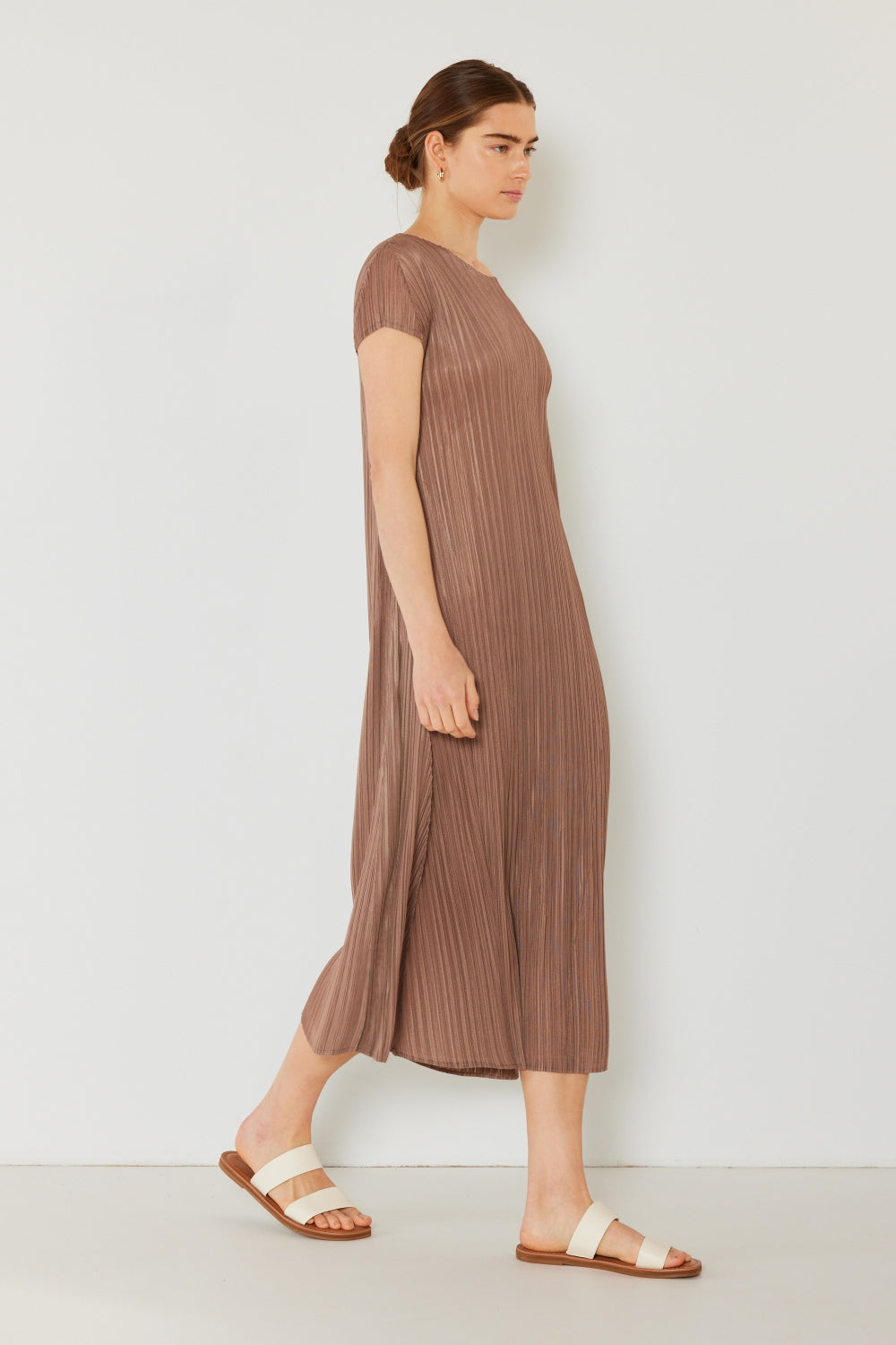 Marina West Swim Pleated Cap Sleeve A-Line Dress 5502 | Gulf Resellers