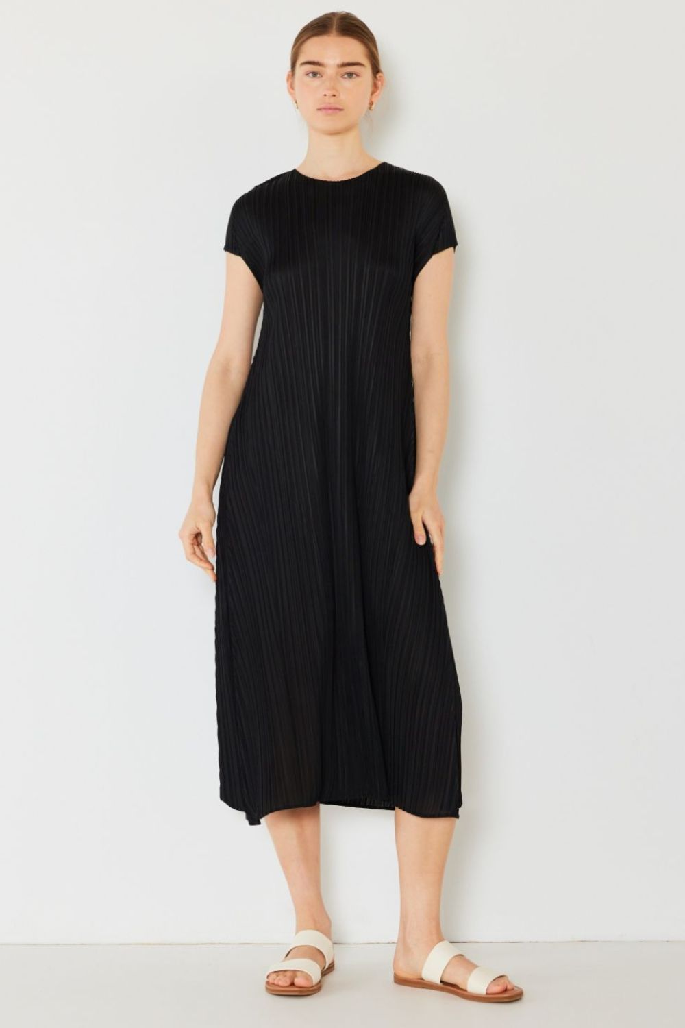 Marina West Swim Pleated Cap Sleeve A-Line Dress 5490 | Gulf Resellers