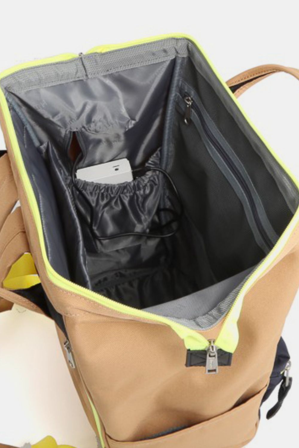 Himawari Contrast Waterproof Backpack Bag with Reinforced Edges 17050 | Gulf Resellers