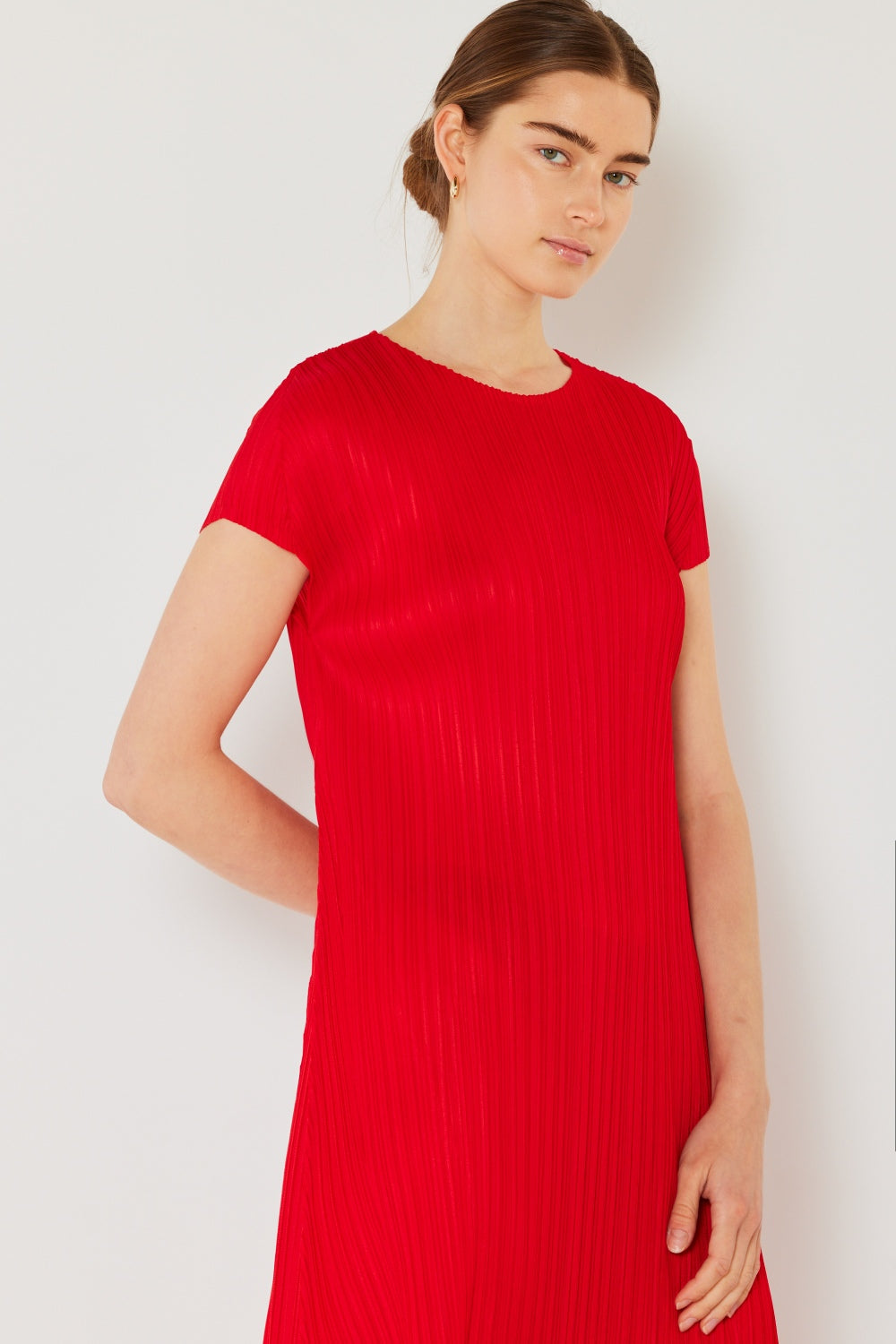 Marina West Swim Pleated Cap Sleeve A-Line Dress 5510 | Gulf Resellers