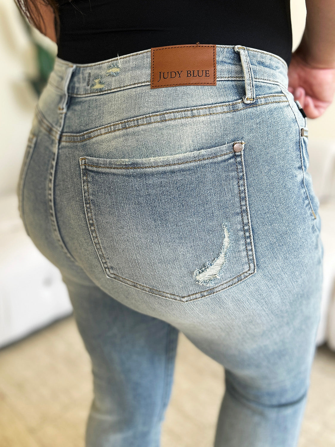 Judy Blue Full Size High Waist Flare Jeans 5884 | Gulf Resellers