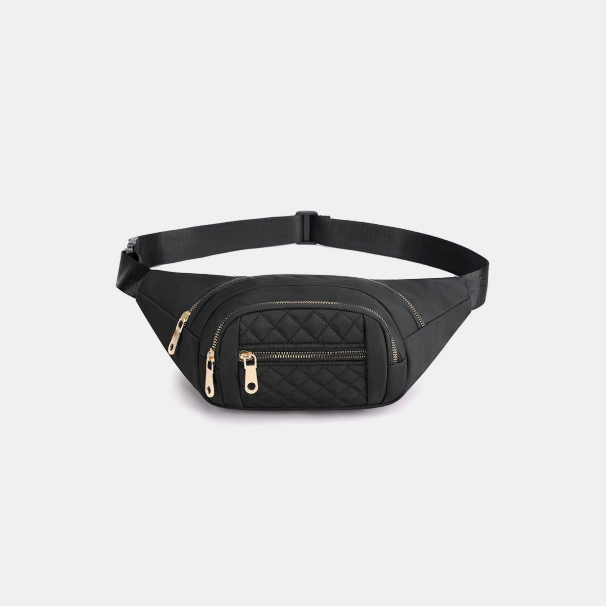 Zenana Quilted Multi Pocket Waist Belt Bag 6536 | Gulf Resellers 